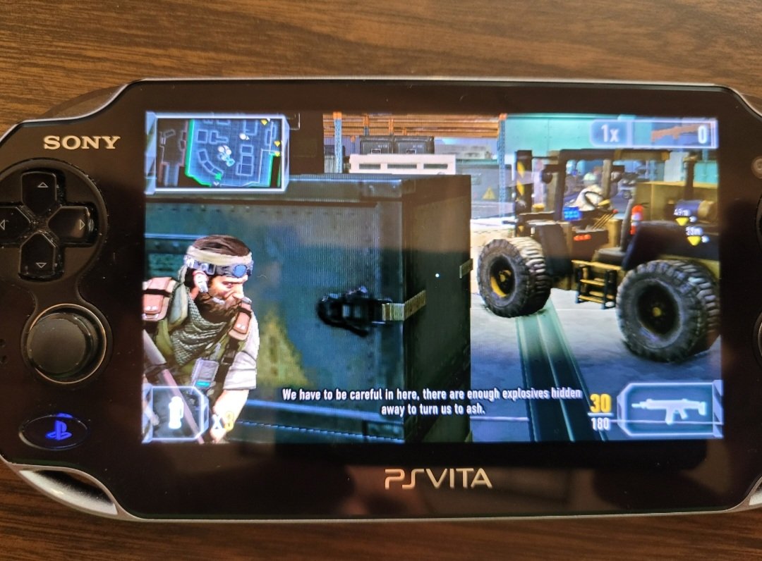 SNES_is_Life's tweet photo. While digging for another #psvita game to play and having enjoyed killzone mercenaries I'm starting #Unit13 I can immediatley see it isnt as polished as KZ but after the initial training mission im looking forwsrd to the play. Any of you ever gone through this one? https://t.co/TQoxXuc7Dr