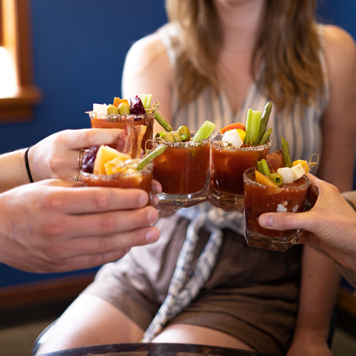 Every brunch needs a Bloody Mary! Our version features our Icy Strait Vodka, house Bloody Mary mix, and all the garnishes your heart desires.