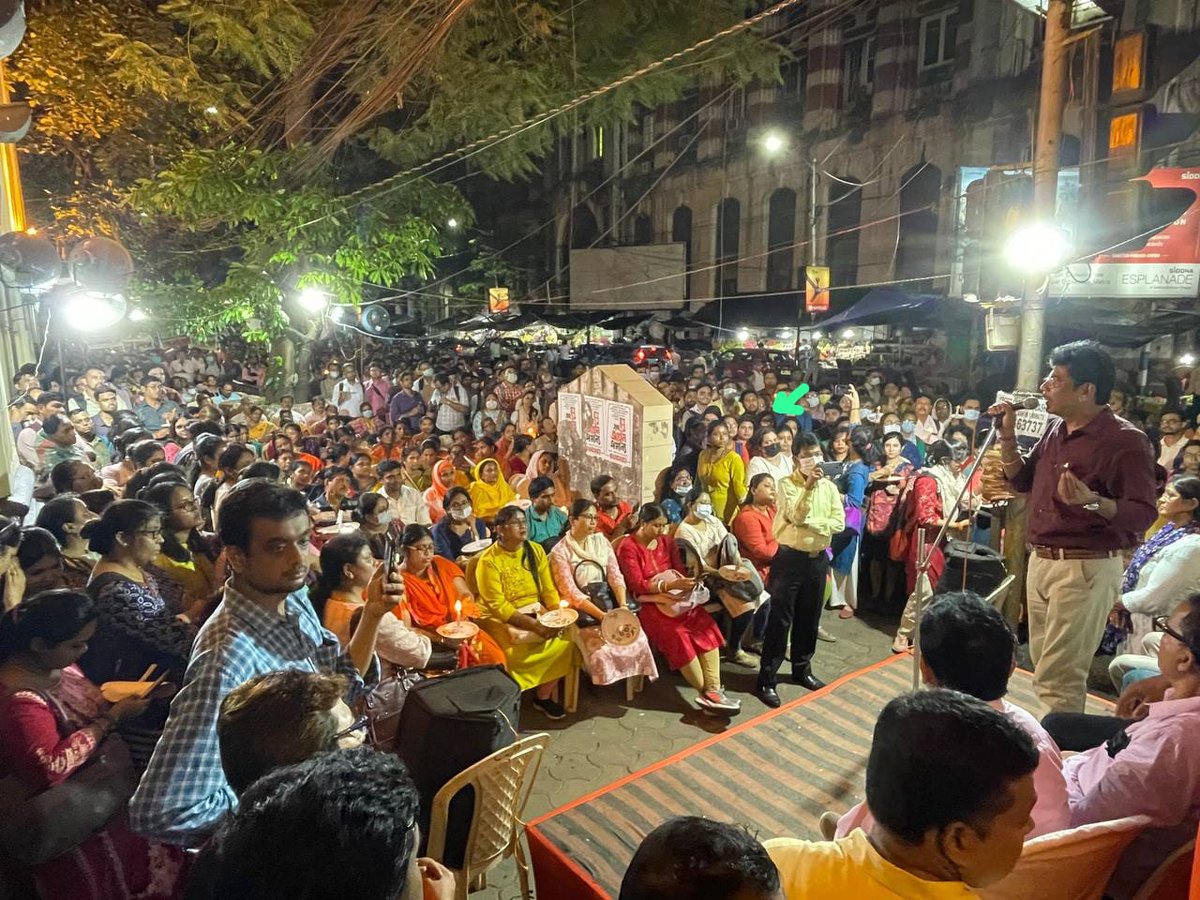 <a href="/SunilKu92687431/">Sunil Kumar</a> Andolon is a marathon, not a sprint. No battle can be fought with hired force. The success of any andolon is how much people you are mobilizing . Pls stop cosmetic trade unionism.There shouldn't be any complacency from our side. Involve each &amp; every member.History is watching.