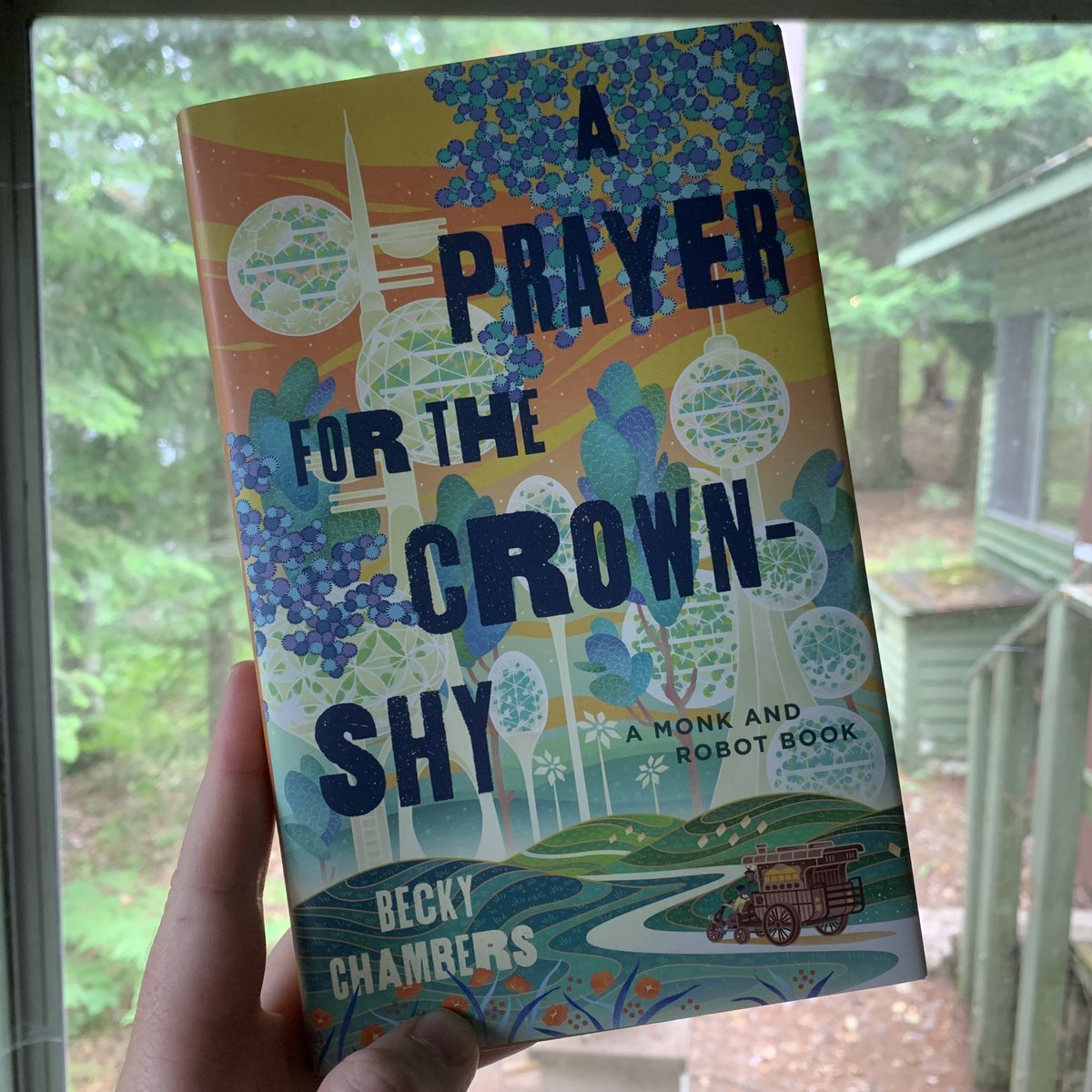 becky chambers continues to bring the solarpunk-iest of vibes with this darling sequel to psalm for the wild built