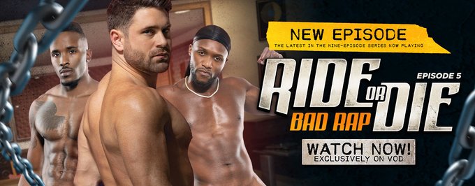 EPISODE 5 of @Raging_Stallion's Popular New Series 'RIDE OR DIE' Has Arrived ! The Warden's Sex Ring