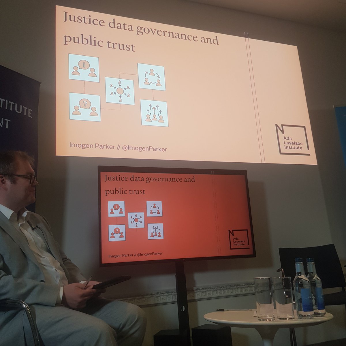 Reema__Patel's tweet photo. Wonderful to hear from such a range of perspectives on public attitudes, government measures to date and from lawtech. The best of interdisciplinary data dialogue at @instituteforgov! Well done @NatalieByrom @GavinFreeguard for convening! #JusticeDataMatters https://t.co/R9mMCblaiV