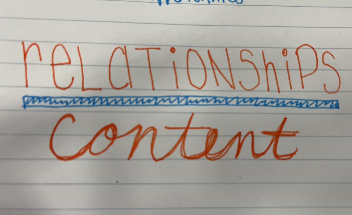 Relationships before content! #KISDEngage2022