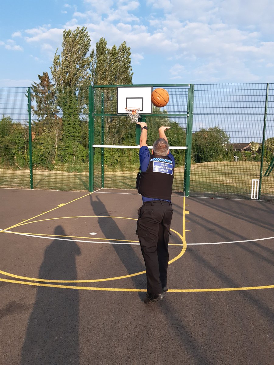ShifnalCops's tweet photo. Did it or did it not go in?
Anti Social Behaviour patrols conducted in Wheatfield Park in Shifnal. No issues to report other than this criminally bad shot from PCSO Breese ๐ #ASBAwarenessWeek #ASBweekofaction #policingpromise https://t.co/VARVc28DAa