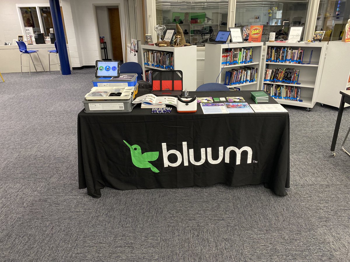 Thank you to @Bluum_EdTech and John Nisbet for being here at #TMKY22 today to support our educators!