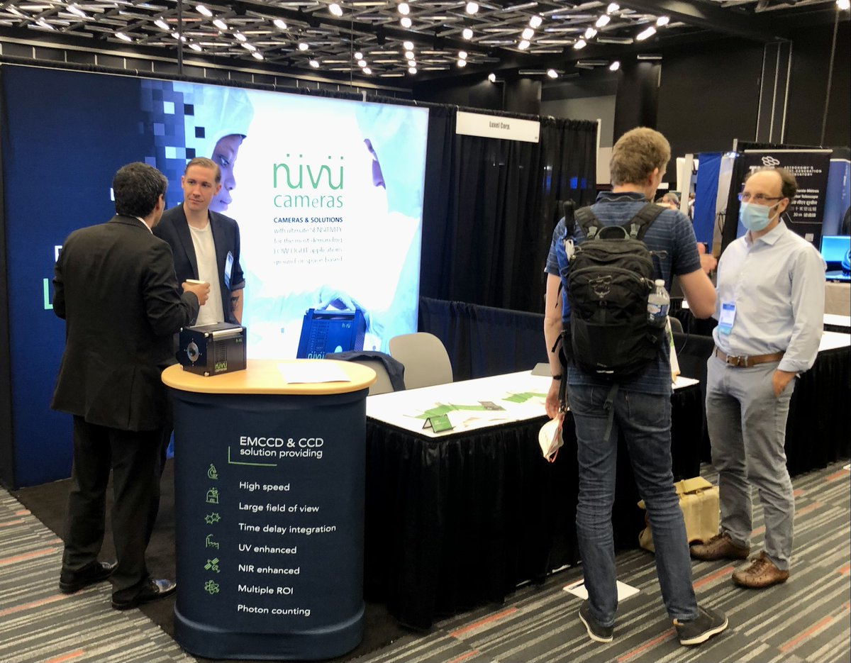 #SPIEastro is still going strong, come see us at booth 408 to discuss ground or space-based EMCCD imaging solutions.

For more info on our upcoming EMCCD for nanosatellites: bit.ly/3yXKn2y