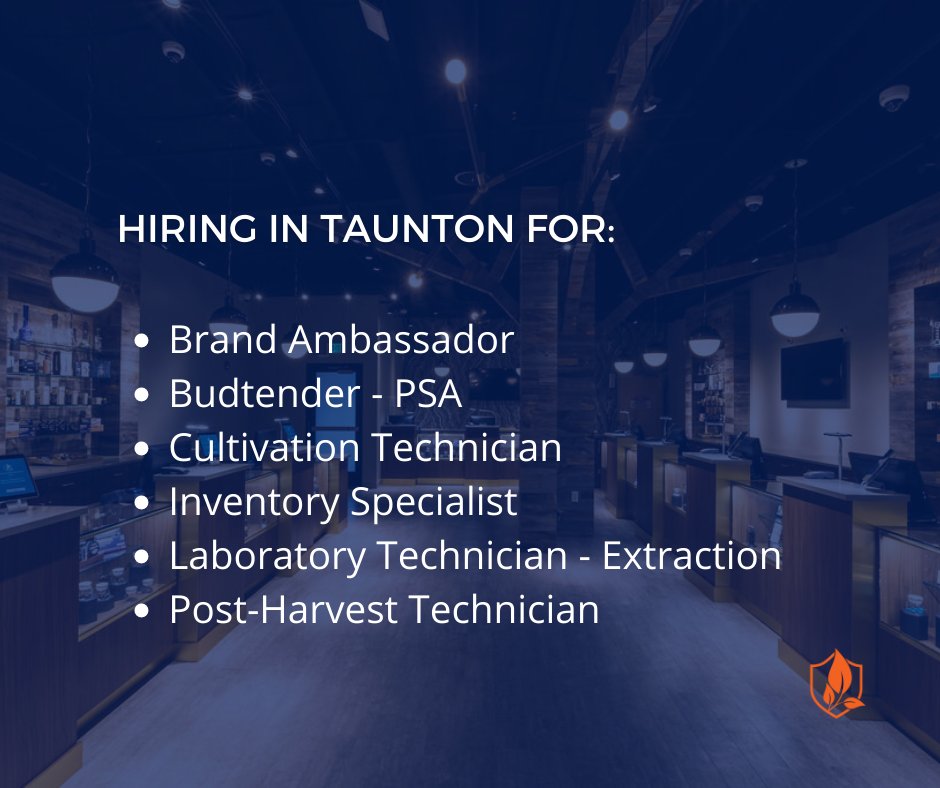 CommonwealthAlt's tweet photo. Always wanted to work in the cannabis industry? Join us August 5th!

#cannabiz #hiringevent #taunton #massachusetts #grassachusetts #commonwealthaltcare https://t.co/dUIZiWz2XR