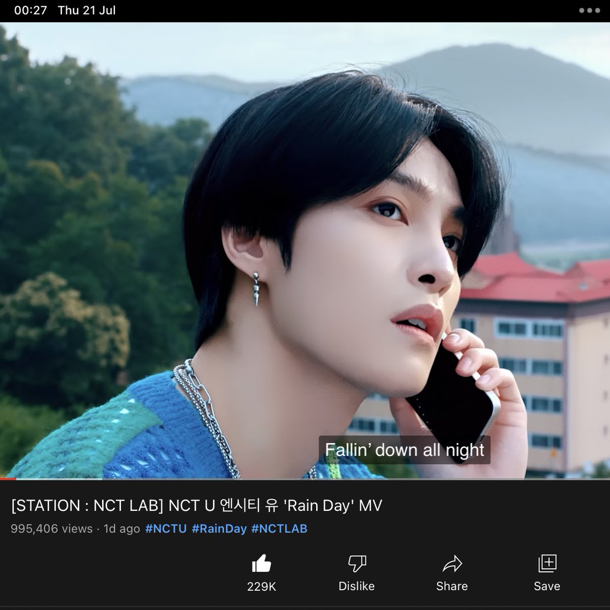 need_HolyWater_'s tweet photo. #RainDay 1M views 🌧☔️
#NCTLAB_RainDay #NCTLAB #TAEIL_KUN_YANGYANG https://t.co/7QYyGulp2d
