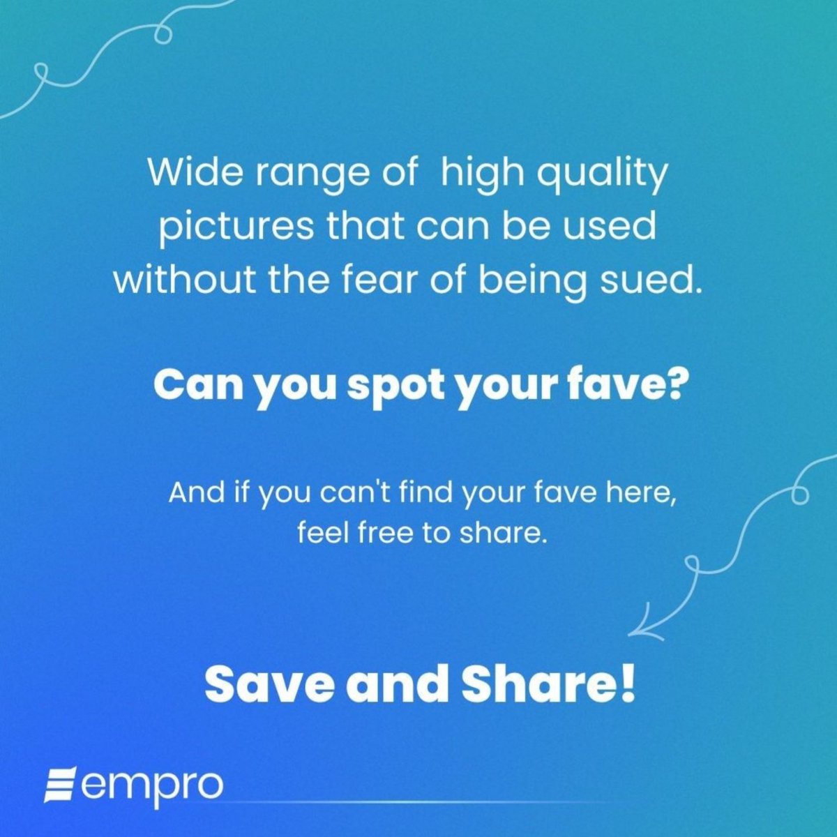 empro_hq's tweet image. What is your reason for using licensed pictures without permission when there exists a world of high quality and creative pictures just waiting to be explored. All for free. 

Can you spot your fave(s)? Ours would forever be Canva and Pexels👐