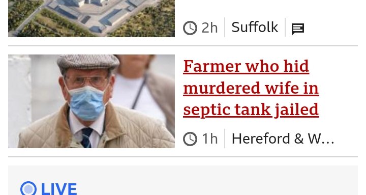 suffolkspear's tweet image. Find this slightly odd, as in, if only he&apos;d hid her in the conservatory he might have got away with a suspended sentence