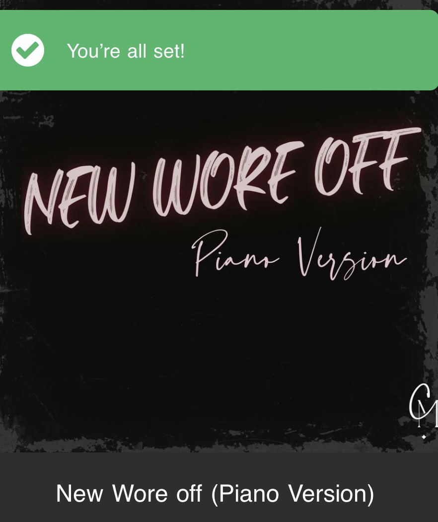 ScottKash88's tweet image. Okay! Got ya pre- saved on @Spotify &amp;amp; @Deezer #NewWoreOff #PianoVersion