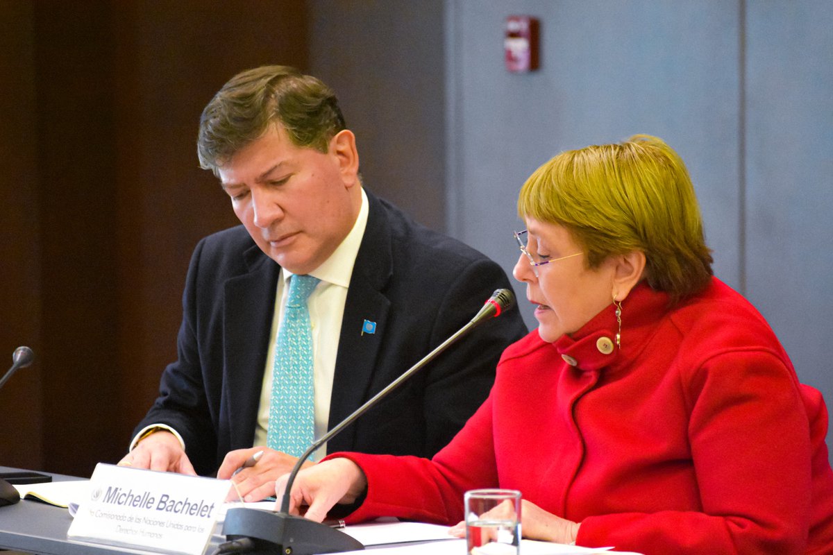 “Para contrarrestar el retroceso en DDHH, Perú dispone de leyes, políticas y protocolos alineados con las normas internacionales, pero requieren esfuerzos para garantizar su aplicación, con el presupuesto y el personal adecuados” resaltó la Alta Comisionada <a href="/mbachelet/">Michelle Bachelet</a>. [3/3]