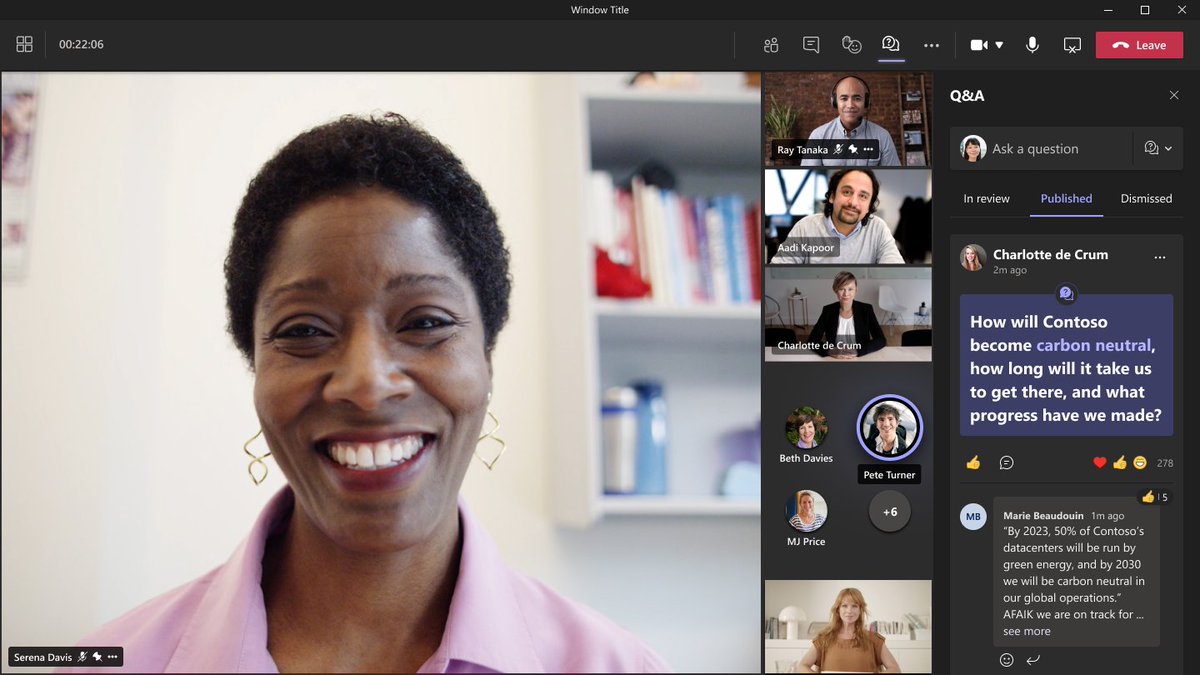 ConfigMgrDogs's tweet photo. Teams Q&amp;A is now Generally Available: Today, at Microsoft Inspire we announced that Q&amp;A is now available in Microsoft Teams meetings and webinars. Previously, Q&amp;A was available as an app but now the Q&amp;A functionality is… https://t.co/db49F9I452 #Microsoft365 #MEM #Microsoft https://t.co/hZzGpJ5J5Y