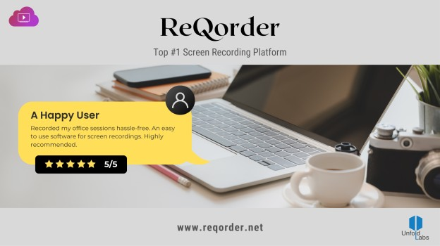 UnfoldLabs's tweet photo. The key to any successful business is having happy customers. We are excited to share one of our users review after using ReQorder. Know more about ReQorder: https://t.co/XPY4f89IyD

#UnfoldLabs #ScreenRecorderDesktop #ScreenRecorderPC #100daysofcode #javascript #ScreenRecorder https://t.co/3mc9r0SxdL