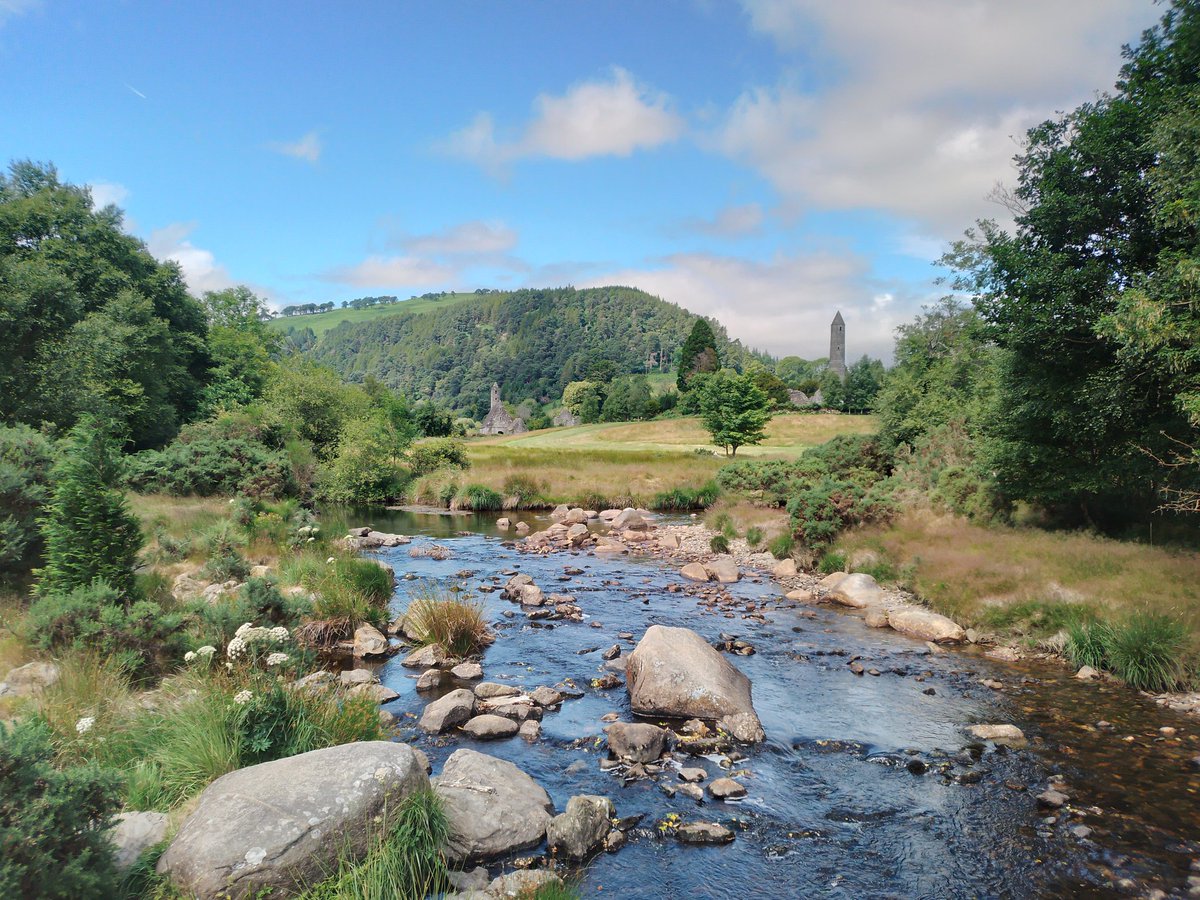Mick_Finnegan's tweet photo. Walked 18.8km today in Glendalough. Needed the headspace. Still can't believe what happened to Vicky. One of the nicest people you could meet. Would do anything for anyone and Ireland is a poorer place without her #RestInPowerVicky https://t.co/C5pBXF5PI9