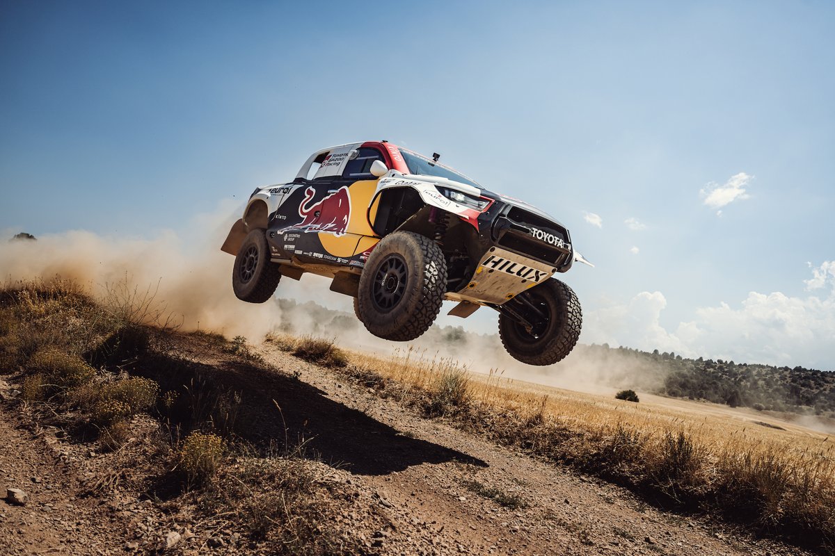 Some pre-race testing for <a href="/TGR_W2RC/">TOYOTA GAZOO Racing World Rally-Raid & Dakar Team</a>’s <a href="/alattiyahnasser/">nasser al attiyah</a> and <a href="/matthieubaumel/">Mathieu Baumel</a> at @masiapelarda ahead of the #bajaaragon2022 rally. 

#TGRW2RC #NotJustForSport #ThatGRFeeling
