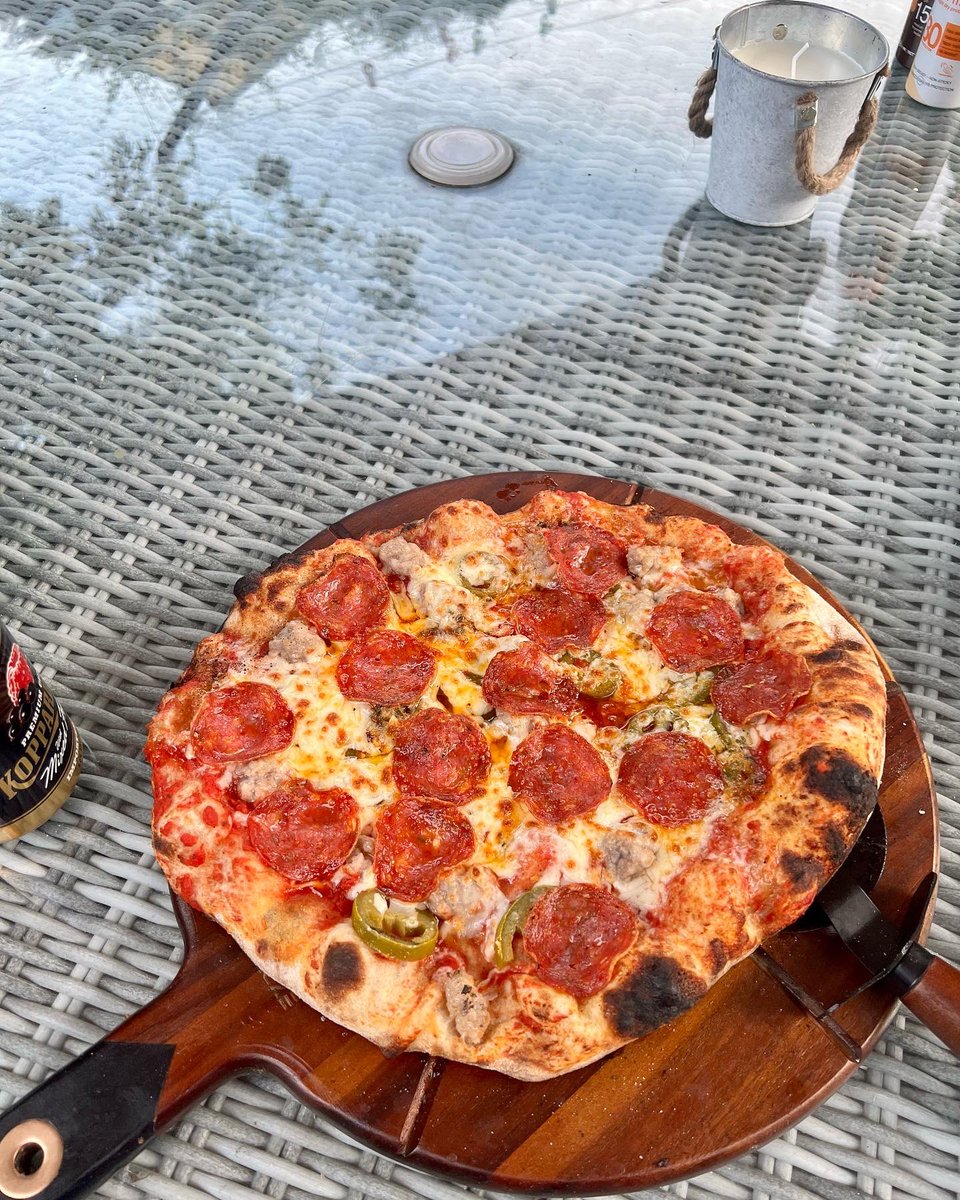 Not bad for an amateur take the stress out of making pizza order it fresh to your door @greatballsofflour #greatballsofflour the <a href="/gozney/">Gozney</a> dome is amazing