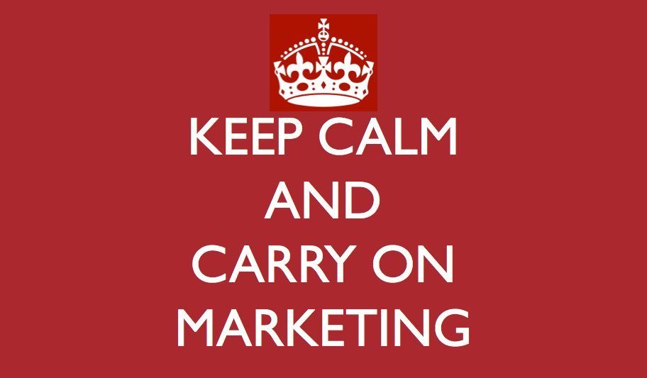Keep Calm and Carry on Marketing Your Business 
A <a href="/TabithaisTMA/">The Marketing Associates</a>  #BBunker Blog 

Read it here ==> buff.ly/3bGabTs