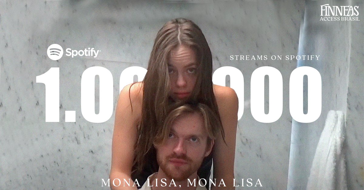 "Mona Lisa, Mona Lisa" acaba de atingir 1M de streams no Spotify! 🤍