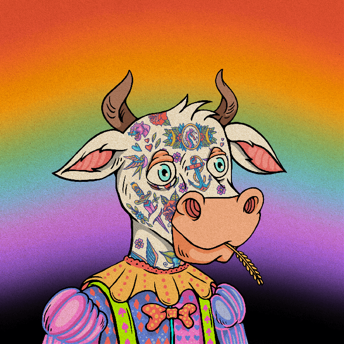 botSattoNFT's tweet photo. 🚨 COW #2671 SOLD!!! => PRICE 2,15 S◎L ($93.95 💵) 
RANK M: ⍜6362  RANK HR: N/R  🧹FP: 2,2 S◎L 
📥 OWNER: FeMQme8KmitqnquYuTQR47xL7tMRrpB7AKJmSYoKwVkk
🛒 LINK => https://t.co/SFTBEt1bVQ

#NFTs #NFTNYC #SolanaNFT #NFTCommunity #NFT #NFTGiveaway https://t.co/riiAAauy0I
