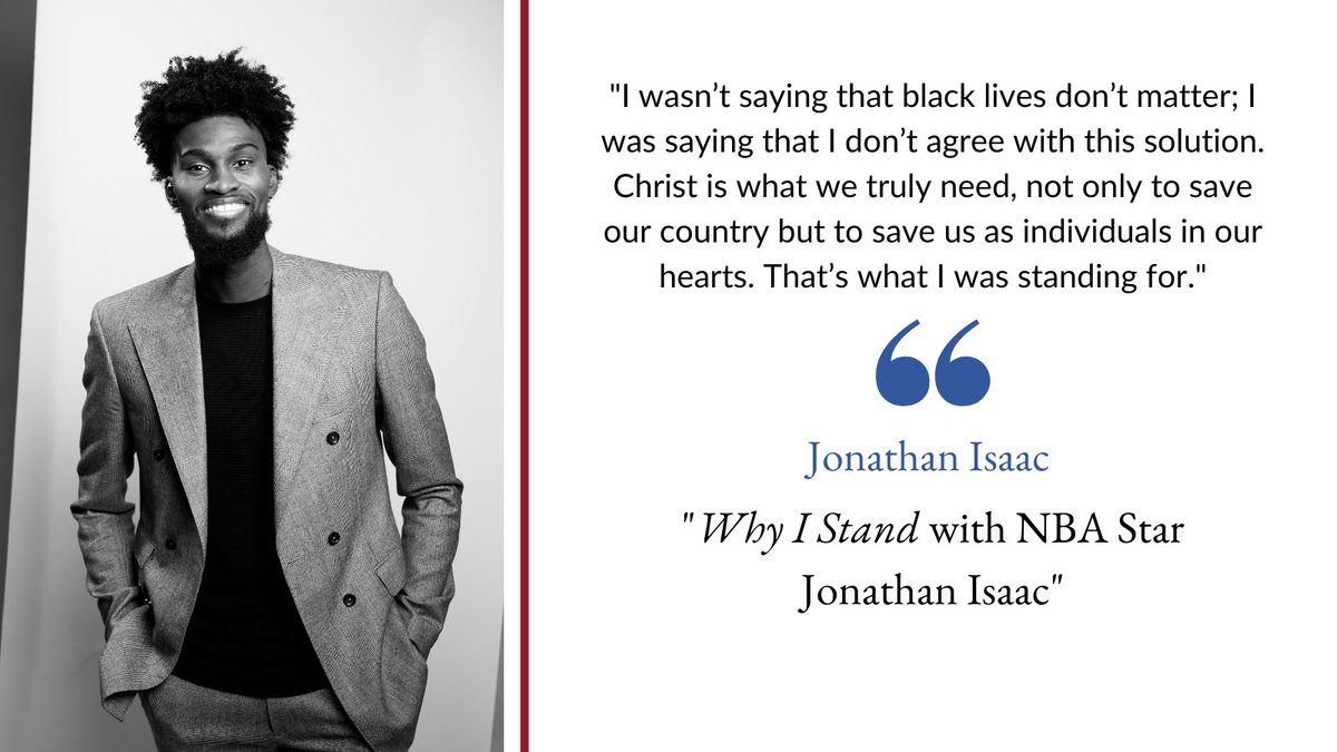 AnchoringTruths's tweet image. 🏀 Have you listened to our interview with Jonathan Isaac yet? Click here to tune in! anchoringtruths.org/2022/07/15/why… 
#WhyIStand
