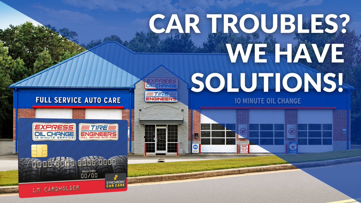 Having car troubles? We have the solutions!👍 Your experience should be easy, comfortable, and more importantly, affordable. Our Express Card has no annual fee, can be used at auto parts &amp; service businesses, and so much more!

Visit expressoil.com/credt-card/ to apply today!💳