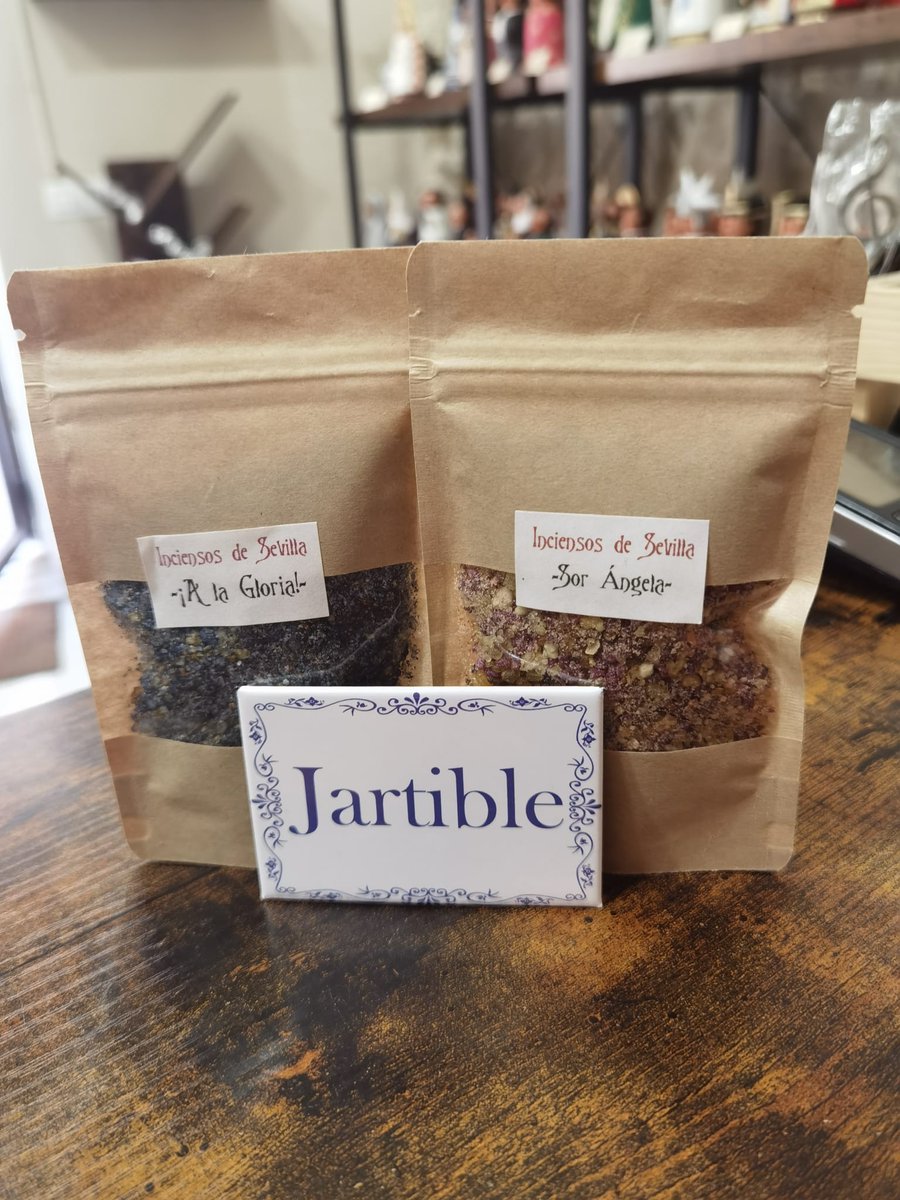 Sorteo‼️
Gracias a la gente <a href="/inciensosdesevi/">Inciensos de Sevilla</a>, podéis ganar estas dos bolsas de incienso y un imán porque sois tela de jartibles y se tiene que notar 🤭🤭
Conseguirlo es facilísimo
↪️ Seguir a <a href="/inciensosdesevi/">Inciensos de Sevilla</a> y a mí
↪️ Rt este tuit y que rule
¡el domingo doy el ganador! ¡al lío!