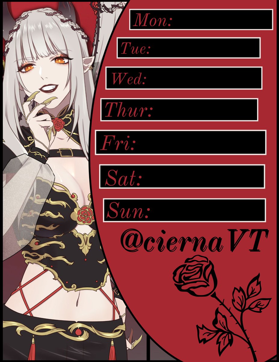 AdmMelromarc's tweet photo. I do Graphic Design absolutely Adore my New good friends @ciernaVT and @noltendo i just met them but they seem like beautiful souls! i went ahead and made a Template for you guys so you could change things up if you wanted i hope you like them!
#VtubersUprising #Vtuber #Vtubers https://t.co/Ks6ixhYMgz