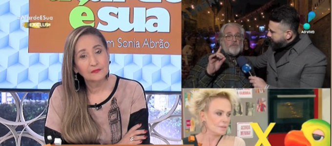Sonia Abrão, Leo Lobo e Ana Maria Braga (Foto: Reprodução, Fatos da TV)