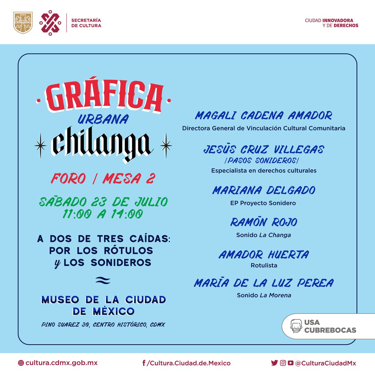 Secretaría de Cultura de la Ciudad de México tweet media