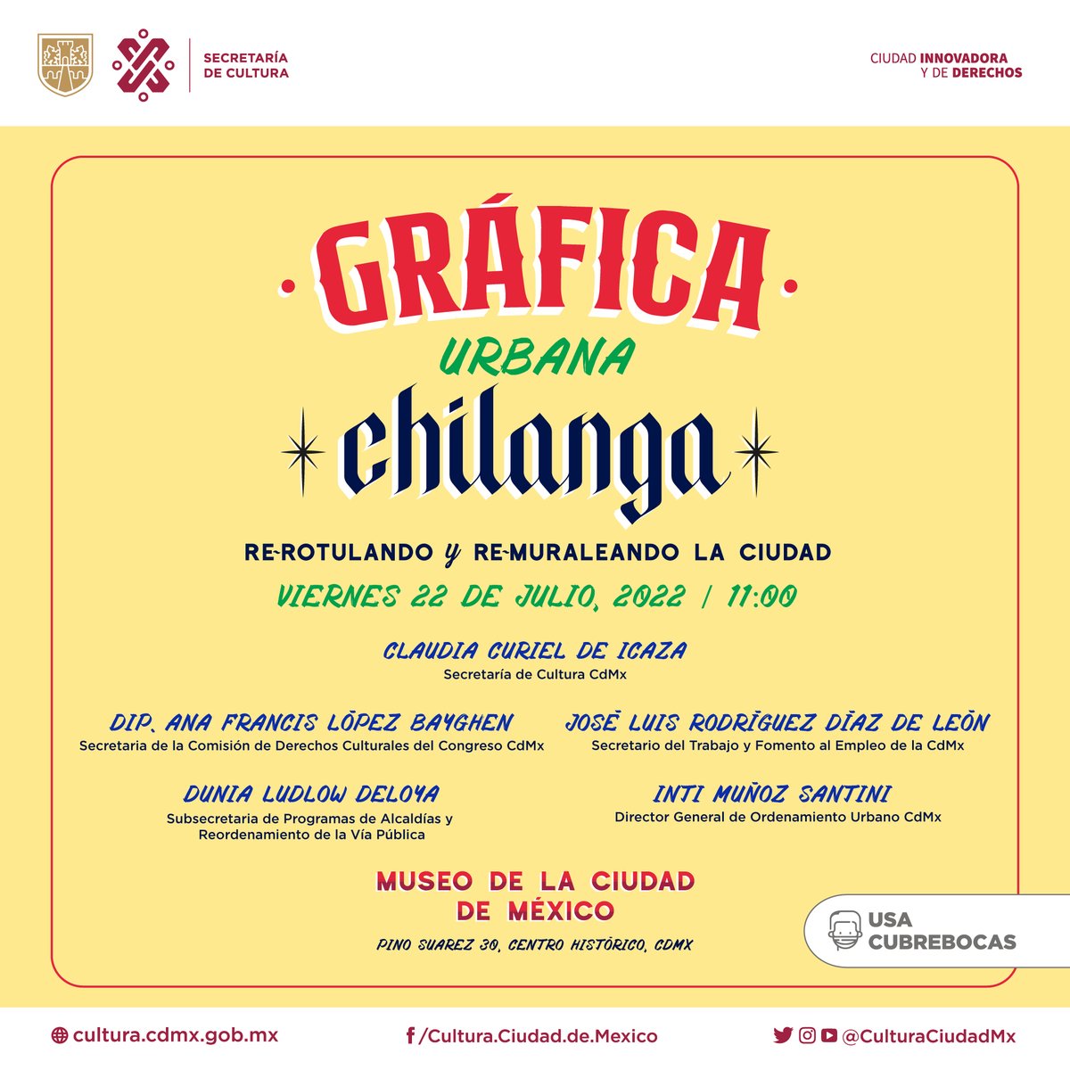 Secretaría de Cultura de la Ciudad de México tweet media