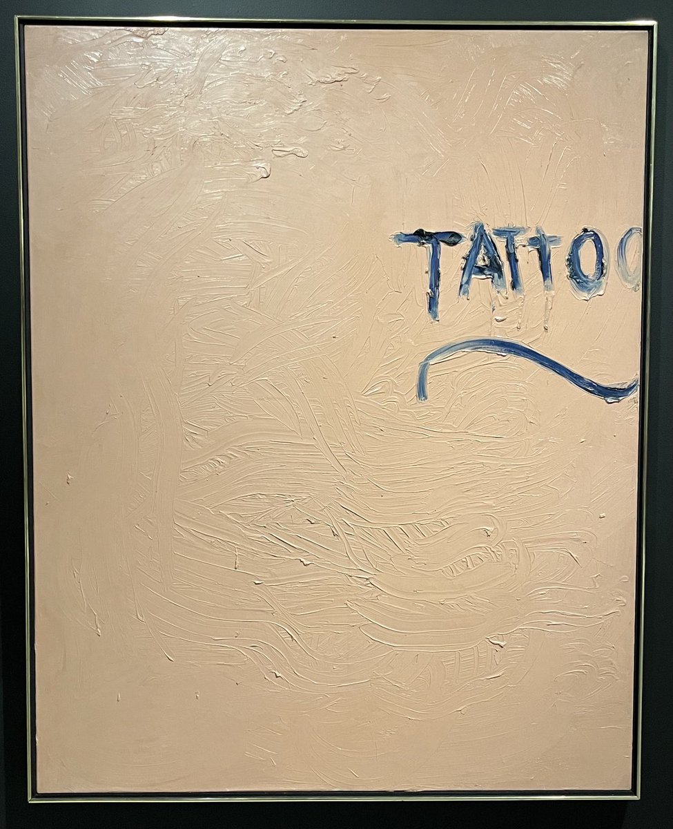 Jim Dine painted his spare but undeniably fleshy “Tattoo” in 1962, a year after New York City declared tattooing illegal. The painting is one of many finds in the pleasure-packed exhibition, “NY: 1962-4,” at ⁦<a href="/TheJewishMuseum/">The Jewish Museum</a>⁩.