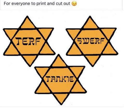 Please stop using Holocaust imagery as a symbol for your non-existent struggles