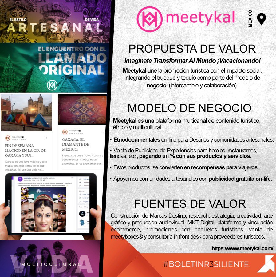 ResilienceStra2's tweet photo. #BoletínR3siliente de julio, una edición especial de TURISMO &amp; EMPRENDIMIENTO SOCIAL: experiencias inolvidables que propician cambios positivos en el entorno. Redefinir nuestra concepción de “turismo”, también representa una gran oportunidad de negocio con Valor híbrido. https://t.co/XYOeig7MPJ