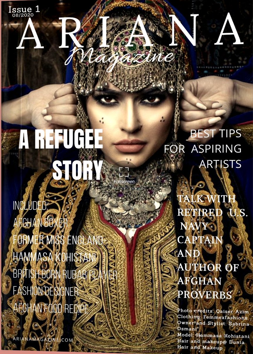 ariana_magazine's tweet photo. Hammasa Kohistani  featured in Ariana Magazine issue 1 said: “I am proud to be an Afghan. However, our culture does sometimes feel like the community dictates how you should live your life.”

For more visit: https://t.co/yKIlIvDaT9 #afghanmagazine #arianamagazine #afghan https://t.co/zZb0NlbKbj