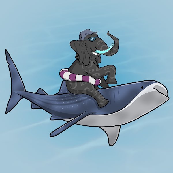 few4th's tweet photo. Shark week at @ElegantRacers is coming up and it’s going to be HUGE!  The winners of next week’s races stand to win a huge pot of matic.  I’ll give away this whaleshark on July 22 at noon CST, which you can use to enter the contest!  Just like and retweet this tweet to enter. https://t.co/l6z16ma6P3