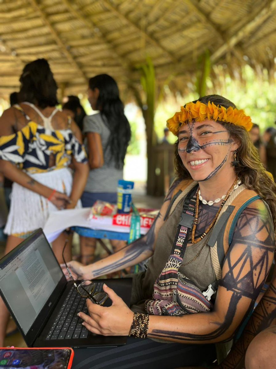 Our Member <a href="/pcopaloma/">Paloma Costa</a> recently visited the Aldeia Sawré Muybu and helped to organize the Munduruku Youth Meeting, with a Climate Justice and Elections workshop. The event supported the empowering of the Munduruku youth to bond together and strengthen their demands for action!
