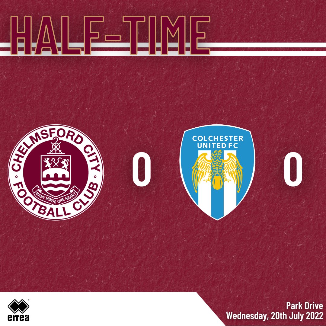 Chelmsford City FC on Twitter "A competitive firsthalf finishes