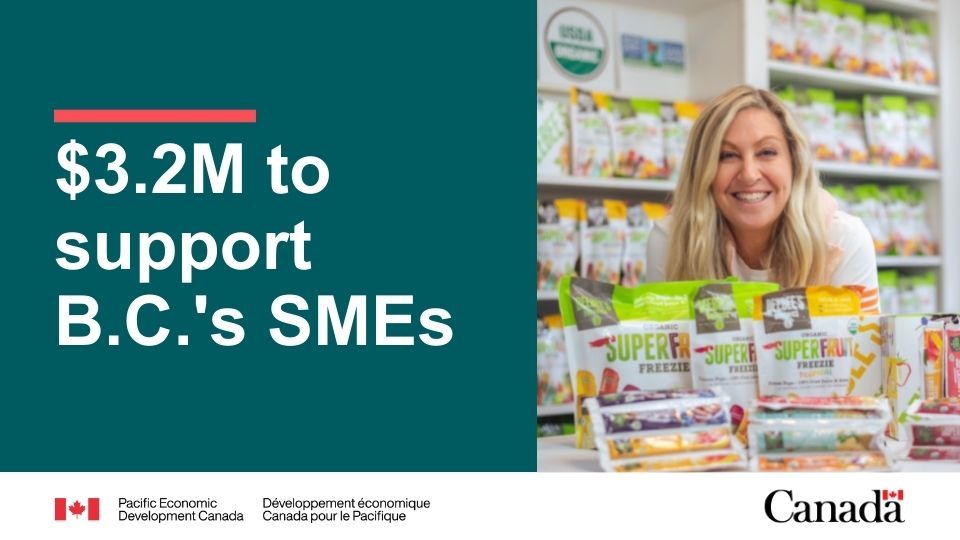 NEW: Victoria #SMEs are receiving $3.2M in #BSP funding to accelerate their growth and reach new markets
✔️$1.4M for <a href="/DeeBeesOrganics/">DeeBee's Organics</a> 
✔️$1.35M for <a href="/CNEGames/">Codename Entertainment</a> 
✔️$500,000 <a href="/PayWithPeloton/">Peloton Technologies</a> 

Read more: ow.ly/OhZE50K0ubj