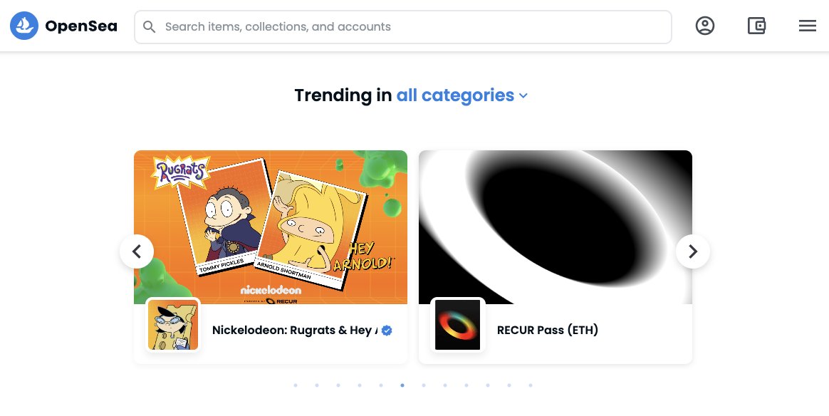 nickelodeon_nft's tweet image. We see you RECUR Pass 👀

Both #NickelodeonNFT &amp;amp; @RecurForever Passes are trending on @opensea ⛵️
️
Jump on the 🚀 &amp;amp; buckle up!

Having fomo on this #NickelodeonNFT drop and don’t want to miss the next one?

Learn more about how RECUR Passes can help ⬇️

recur.medium.com/why-early-acce…