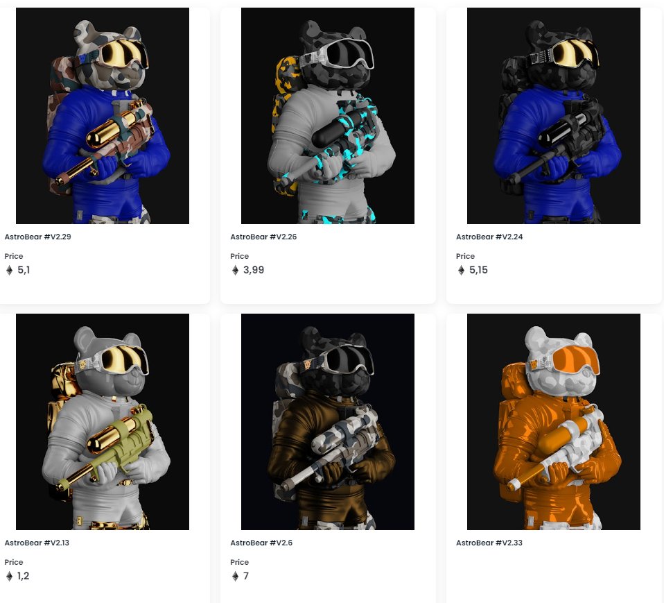 Ready for takeoff! 

The AstroBear NFT collection #MINT is now live! 

Price: 0.55 eth
Amount: max 4 per wallet

#nft #nftcommunity #nftart #NFTartist