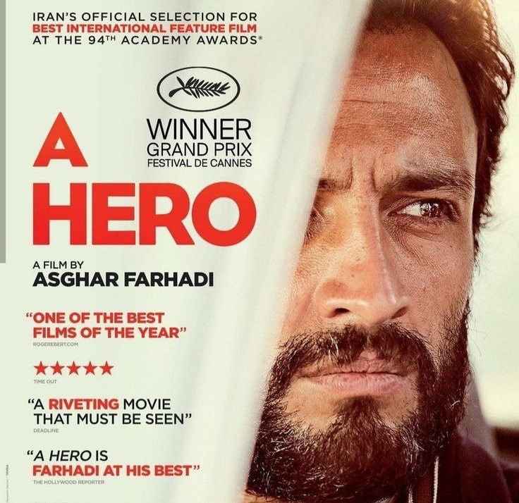 Çok beğendim. Biraz buruk izledim filmi. Çıkan çalıntı haberleri, karşı tarafın iddiaları beni mahvetti. Umarım yalandır. 😔 #asgharfarhadi #hero