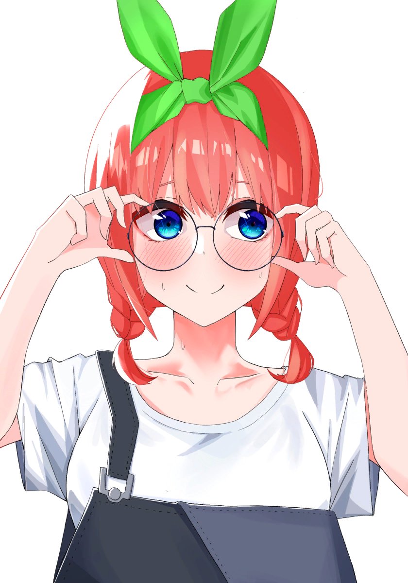 猫タシさんがTwitterに投稿した中野四葉(五等分の花嫁)のイラスト。