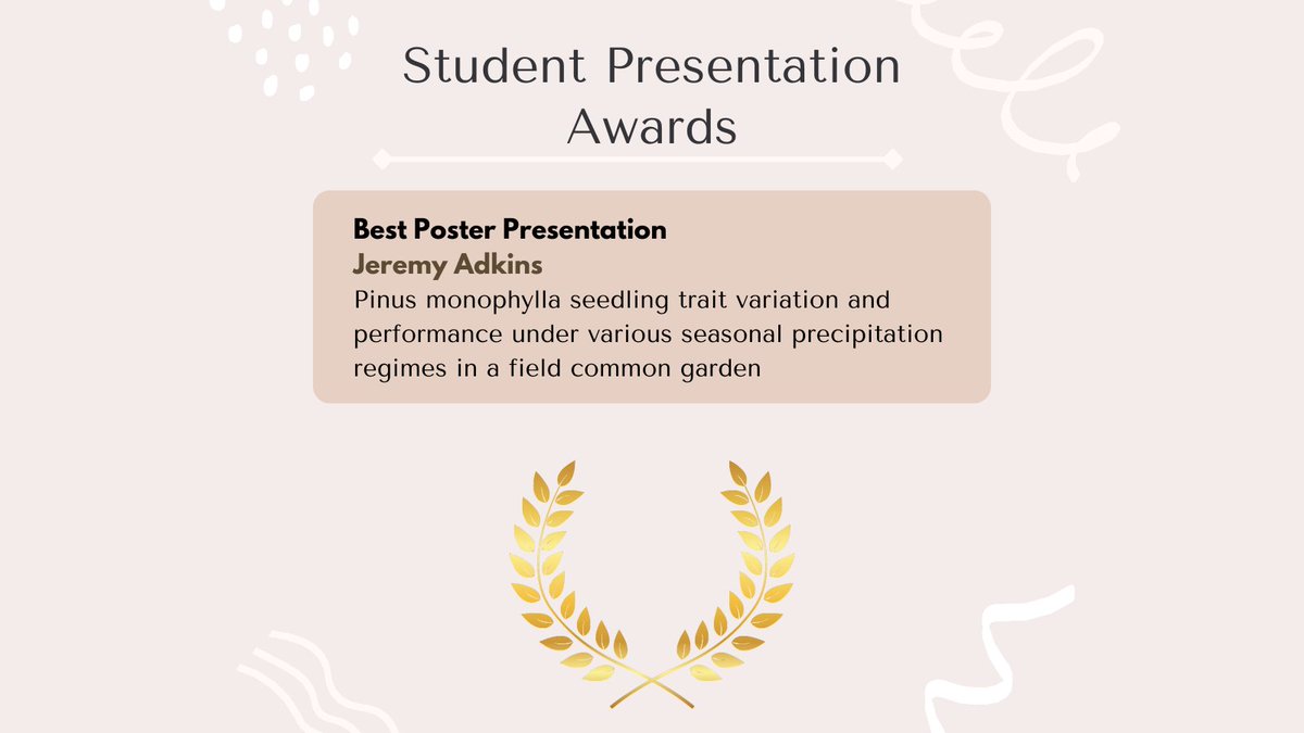 NACCB2024's tweet image. Congratulations to all of our Student Presentation Award Winners 🏆