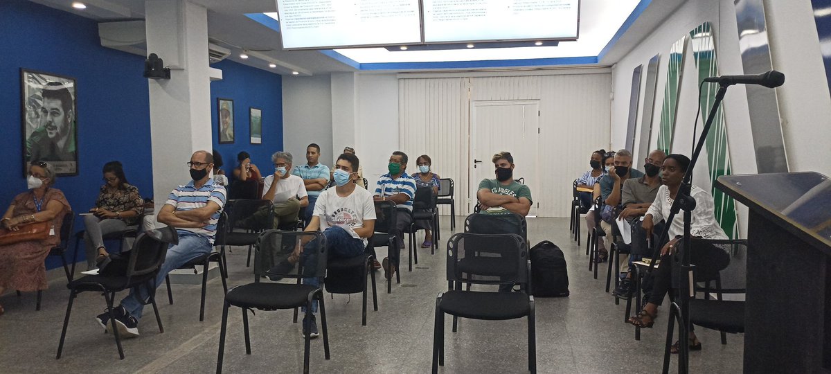 Sesiona Comité de Informatización y Ciberseguridad en <a href="/citmacuba/">Ministerio de Ciencia, Tecnología y Medio Ambiente</a> se evalúan el cumplimiento de las metas e indicadores al cierre del semestre. <a href="/SANTANACITMA/">JOSE FIDEL SANTANA NUÑEZ</a> <a href="/Nini75007672/">Niurka Armas Lock</a> @jpedraza0207