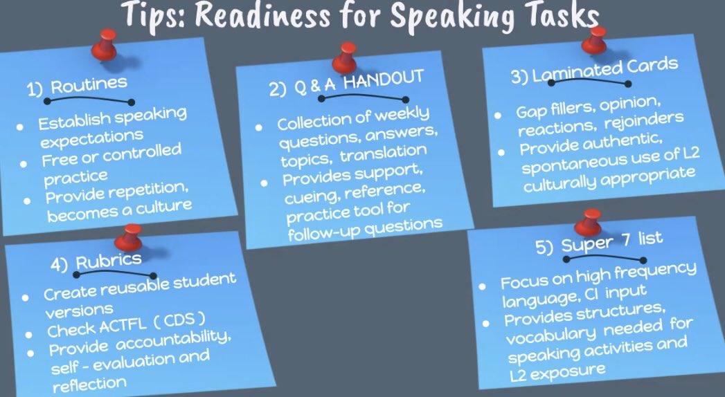Donvicente07's tweet photo. Love these tips from @DFaubenFrench during her #extemporepd presentation, especially the laminated cards. #dectfl https://t.co/GZxqUEr0iS
