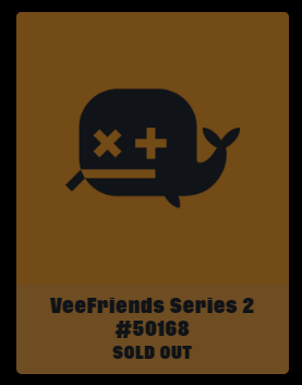 PixelizationM's tweet image. @WastedWhales blubhub of a VeeFriends Series 2 NFT just sold out on their blubhub marketplace! 1 person who bought raffle tickets through the blub they staked will win a @veefriends @garyvee series 2! More nfts will be added onto blubhub! Get that blub! #wastedwhales #blubhub
