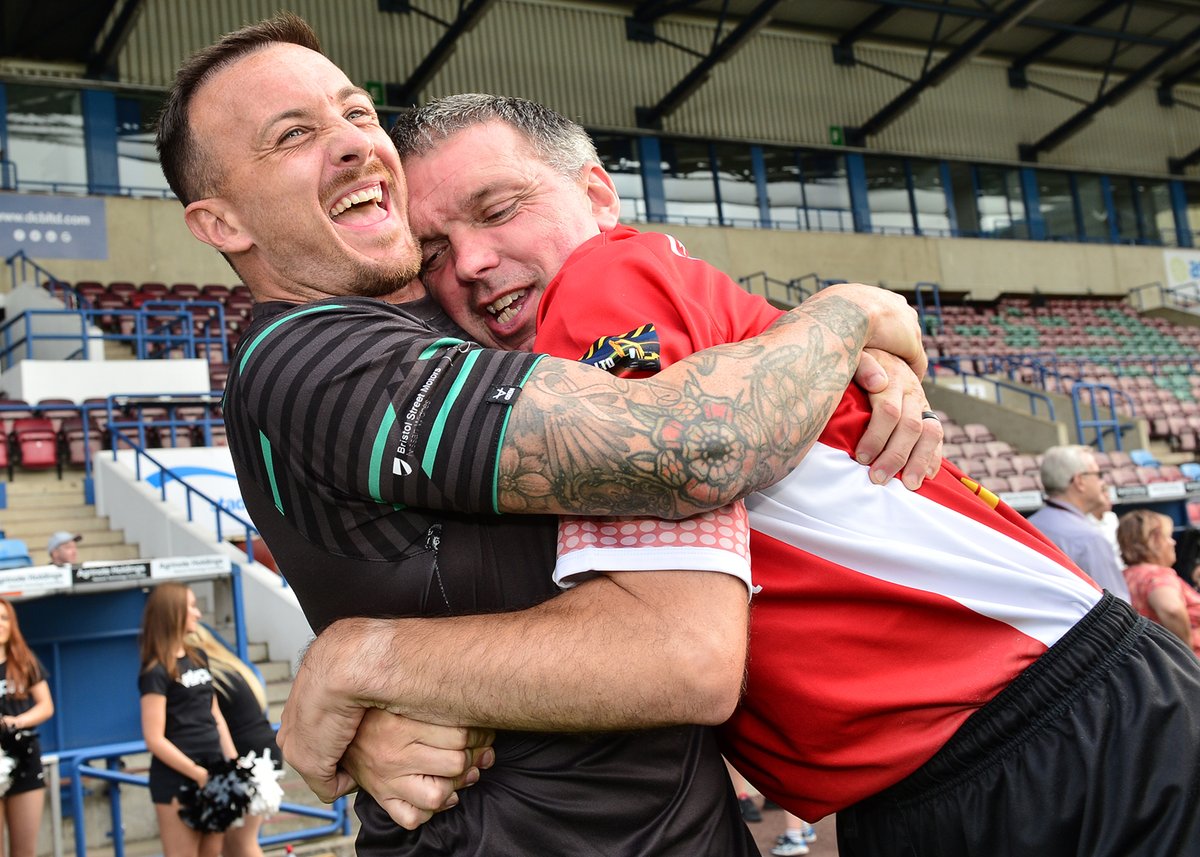 When <a href="/WidnesRL/">Widnes Vikings</a> 1st first team and <a href="/LDSuperLeague/">Learning Disability Super League</a> stars get together 🥰