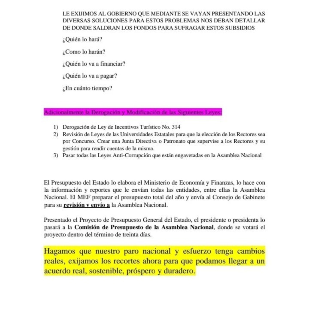 RicardoLombanaG's tweet photo. Gracias a la insistencia de jóvenes estudiantes que participan de la mesa de diálogo, se logró incluir el tema corrupción y transparencia, pero con propuestas que apuntan a a los recortes presupuestarios necesarios antes que se apruebe el presupuesto en Asamblea, y otras medidas https://t.co/nl1NRVTNqq