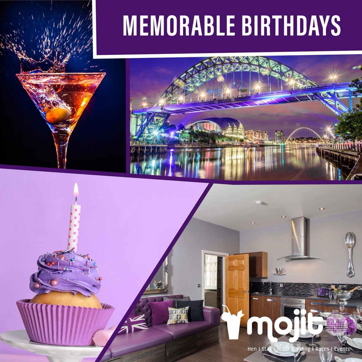Are you celebrating a milestone birthday? Or any birthday for that matter?! We’ve got just what you’re looking for! Head to our website for some fabulous special offers! 

mojitoevents.com/birthday-group…

#MojitoEvents #Birthday #Events #MilestoneBirthday #Weekend #Celebrate #Cheers